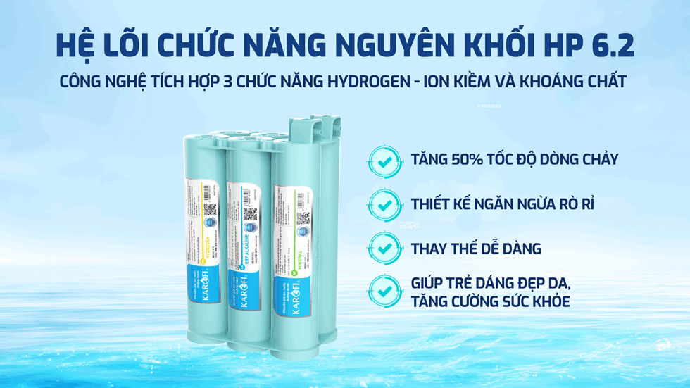 Máy lọc nước RO Karofi KAQ-U95 PRO